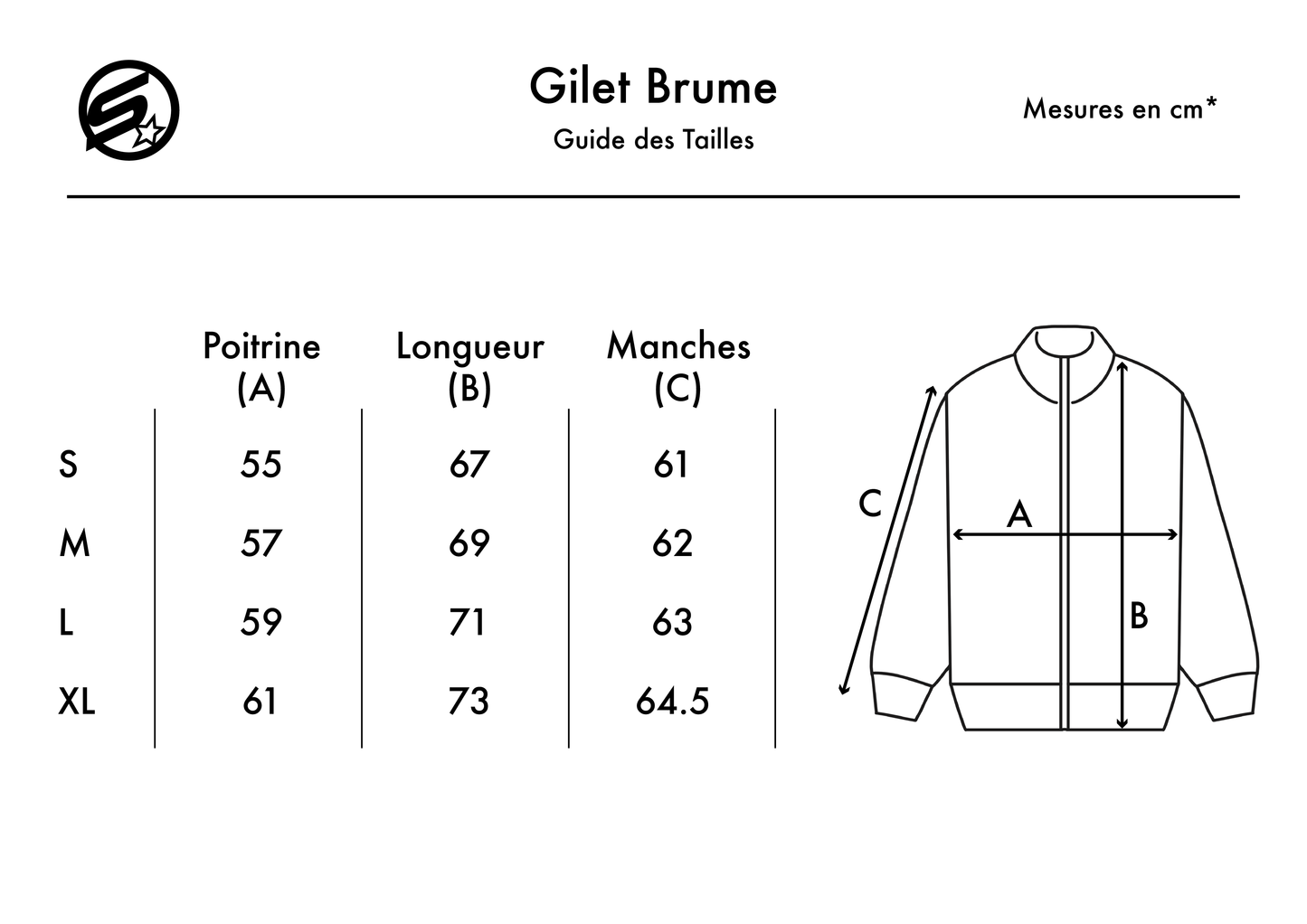 Grey "Brume" Zip Up