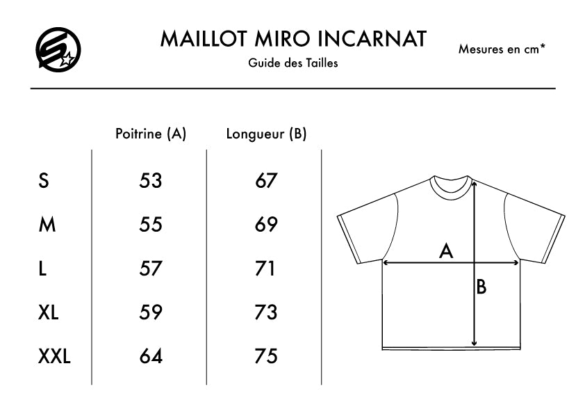 Maillot "MIRO INCARNAT"